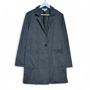 PHILOSOPHY Single Button Houndstooth Coat